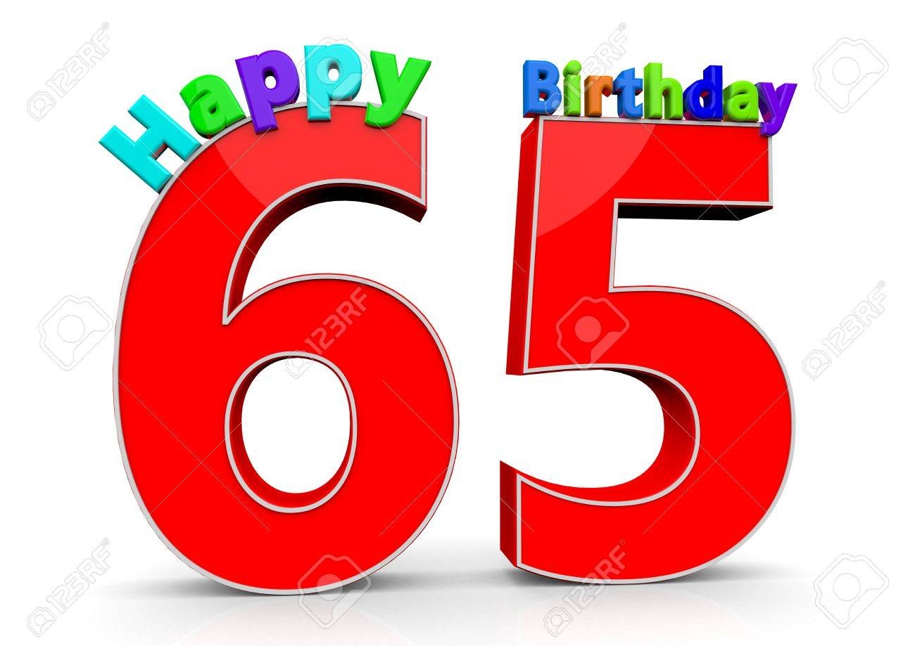 Das Gro e Rote Zahl 65 Mit Alles Gute Zum Geburtstag In Bunten Buchstaben Lizenzfreie Fotos Bilder Und Stock Fotografie Image 40226402 