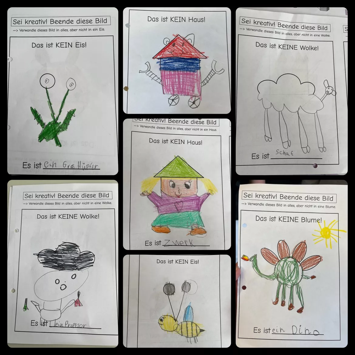 Das Ist KEIN Weitermalbilder Unterrichtsmaterial In Den F chern Kunst Fach bergreifendes