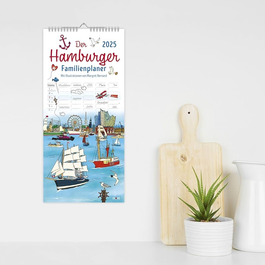 Der Hamburger Familienplaner 2025 Margret Bernard Familienkalender Mit 5 Spalten Witziger Familien Wandkalender Mit Schulferien Hamburg Kalender 2025 Familienplaner Eiland Bernard Margret Amazon de B robedarf Schreibwaren