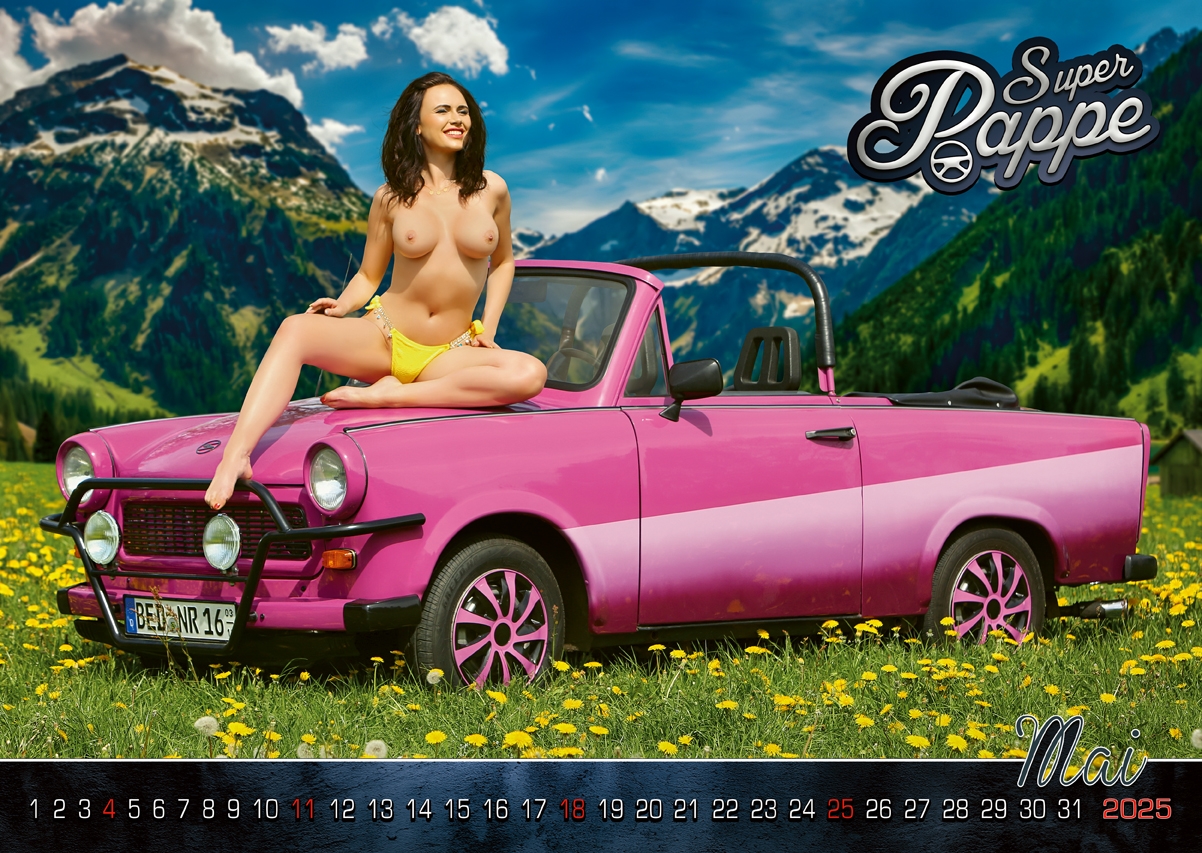 Der Offizielle Erotische DDR Trabant Kalender Super Pappe 2025 Erzshop de