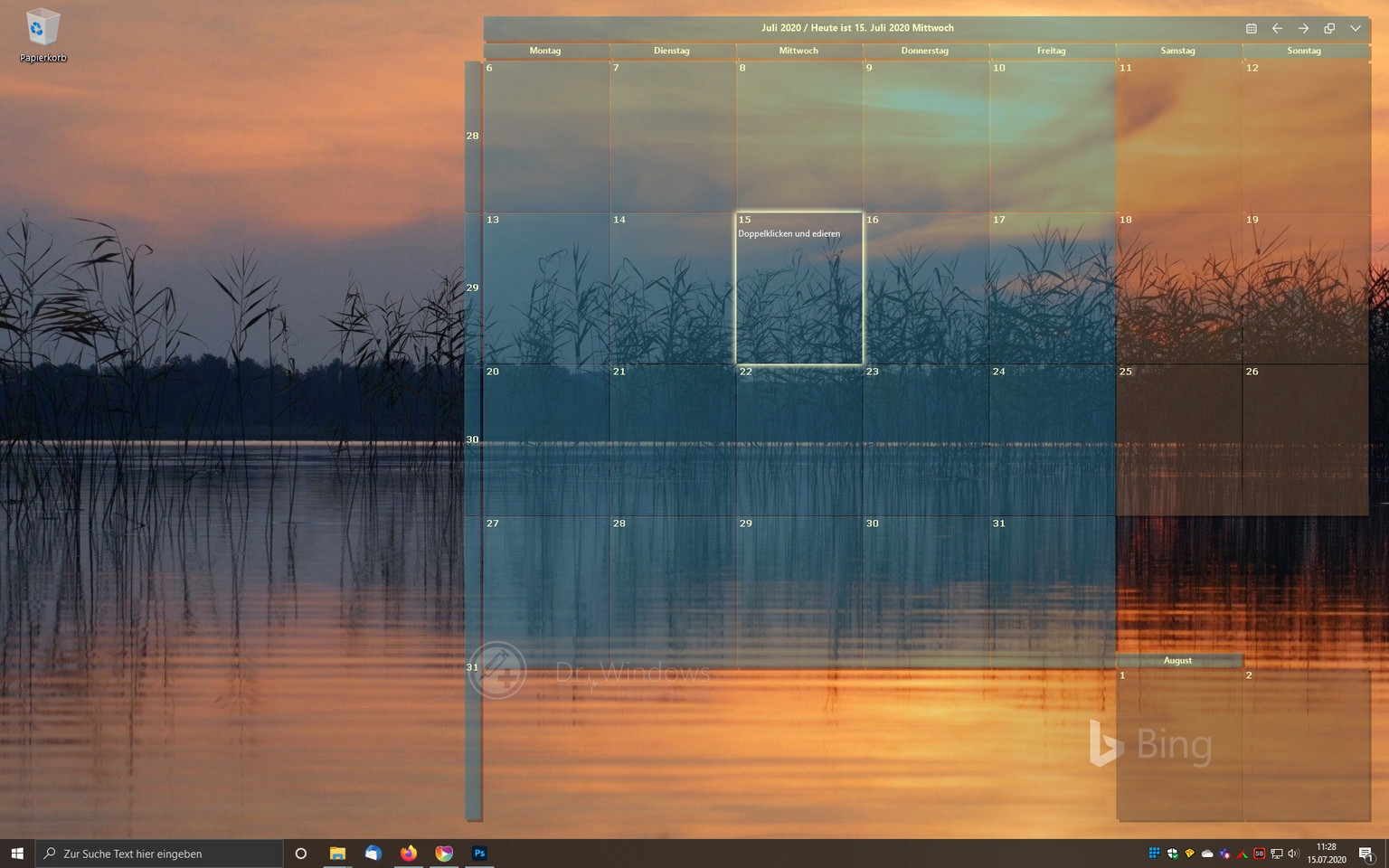 Desktop Calendar Kalender Mit Aufgabenplanung Und Wallpaper Rotator Dr Windows