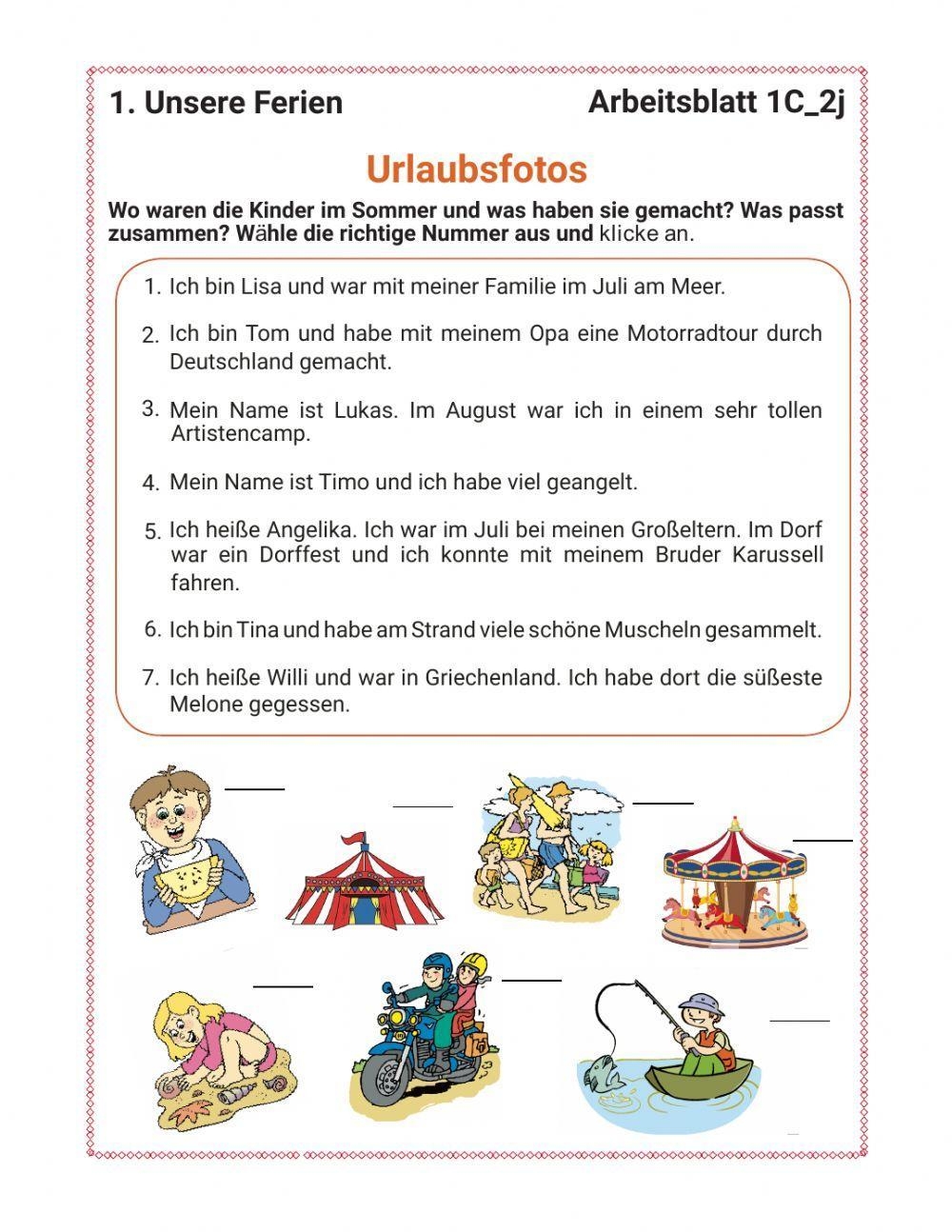 Deutsch 5 1 Uns Free Interactive Worksheets 257337
