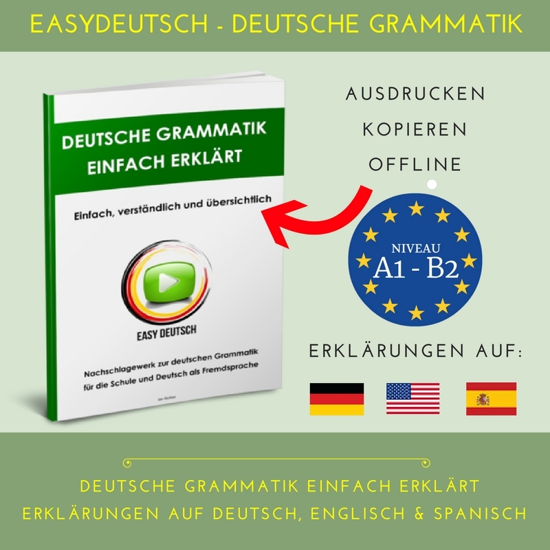 Deutsche Grammatik Verstehen Und Nicht Auswendig Lernen 