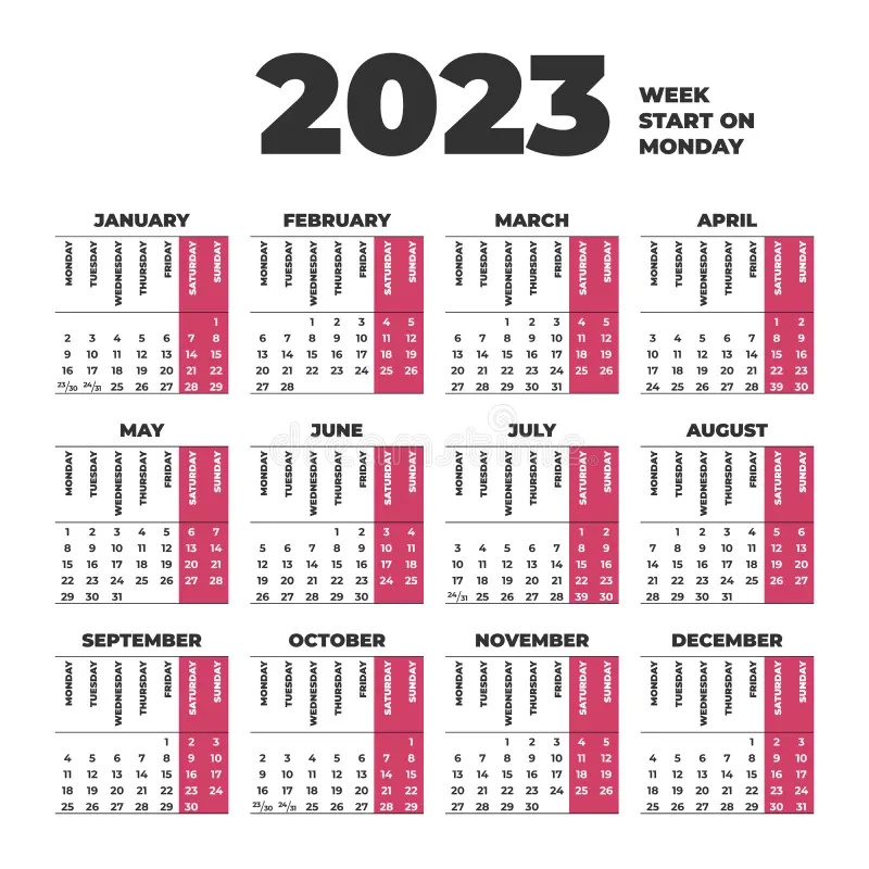 Kalender MIT Wochen