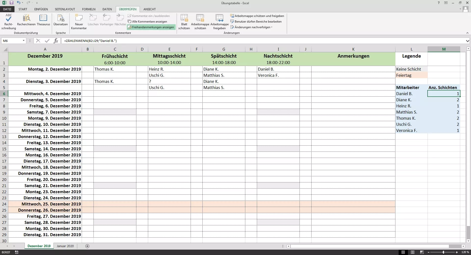 Dienstplan Erstellen In Excel Schritt F r Schritt IONOS