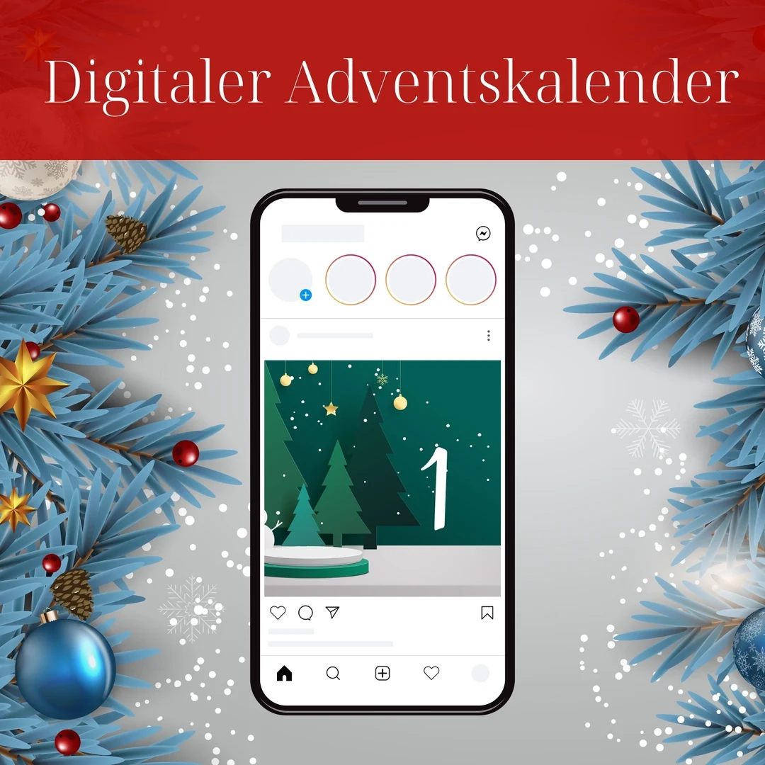 Digital Advent Calendar For Social Media instagram Email Facebook Whatsapp Etc Christmas Etsy