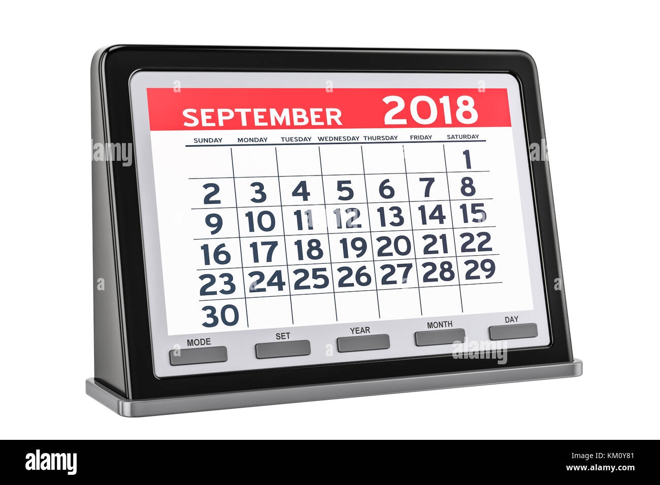 Digital Calendar Hi res Stock Photography And Images Alamy