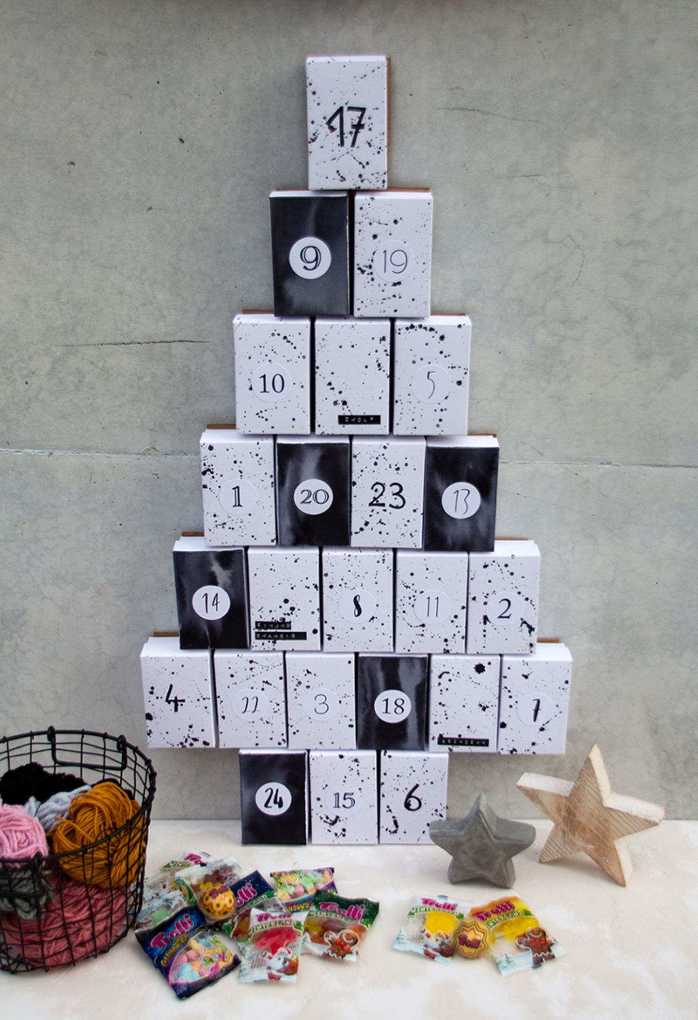 DIY Adventskalender Aus Pappboxen GEOLINO 