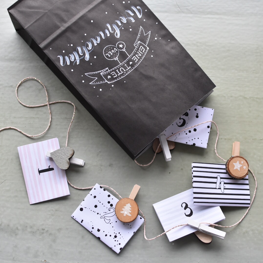 DIY Adventskalender Einfach Selbermachen Lucky Me Caro