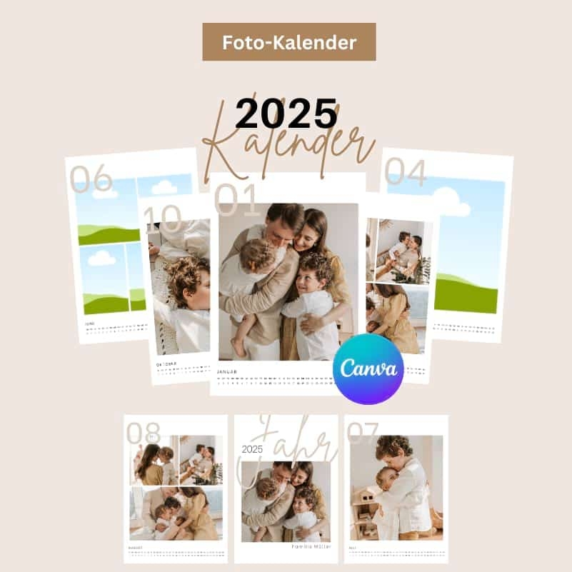DIY Foto Kalender 2025 Zum Selbermachen