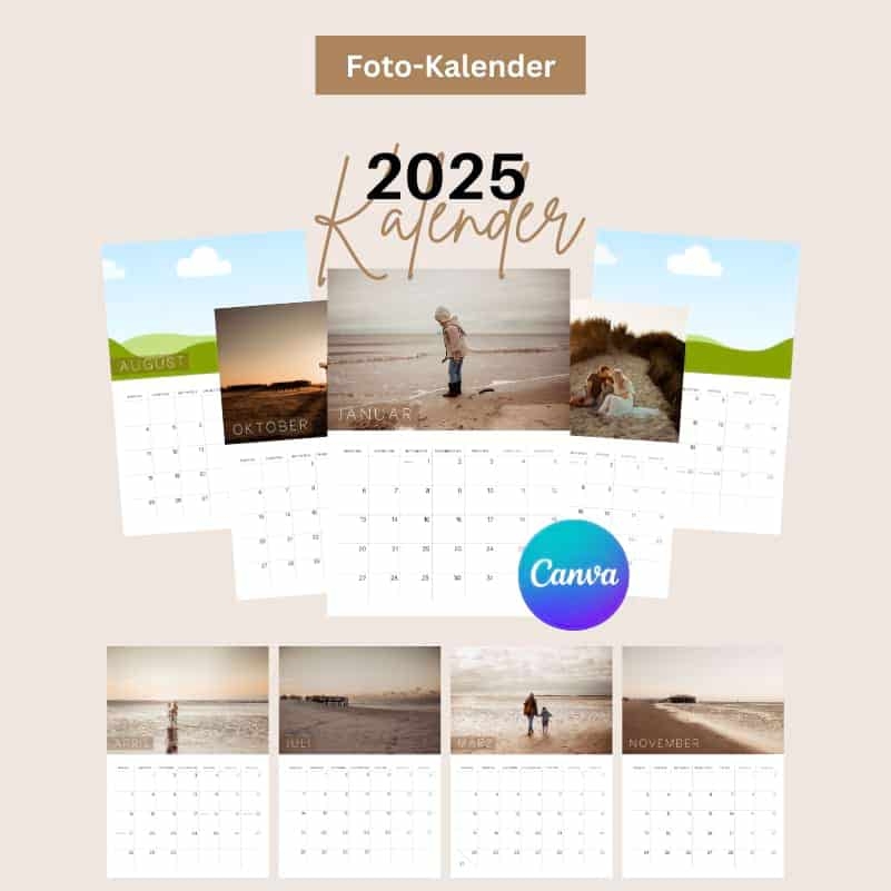 DIY Foto Kalender 2025 Zum Selbermachen
