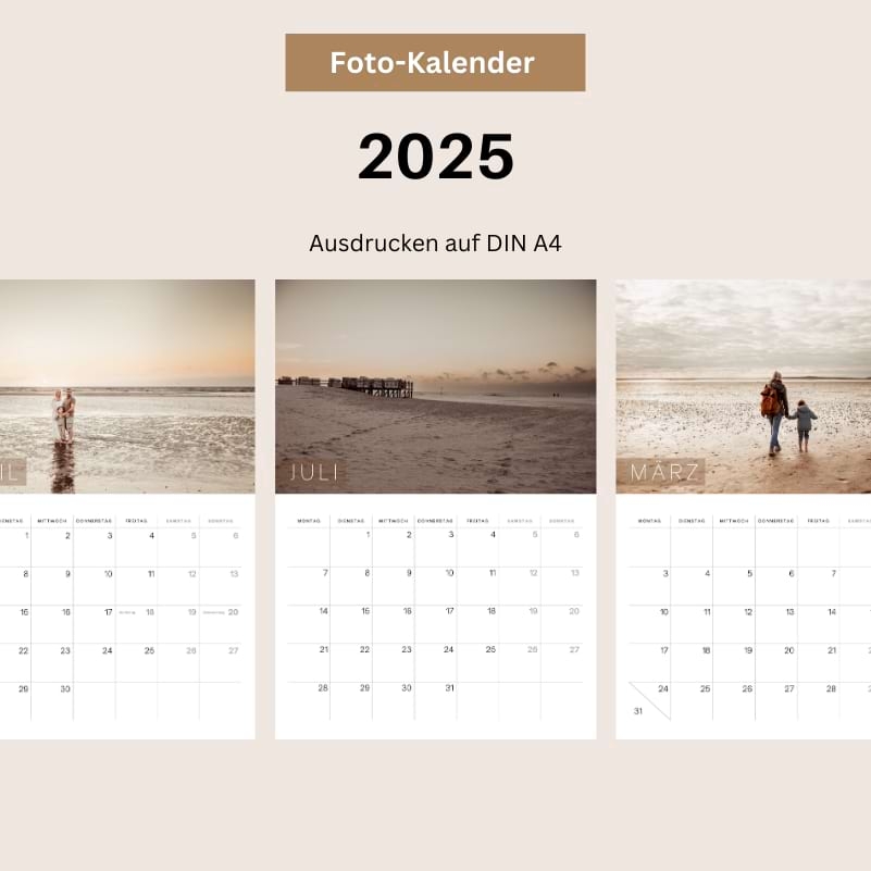 DIY Foto Kalender 2025 Zum Selbermachen