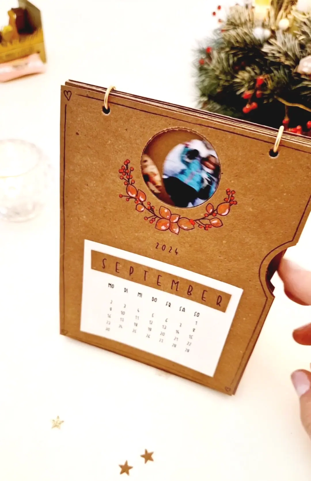 DIY Fotokalender Im Holzrahmen Bildlein Wechsel Dich Sammydemmy de