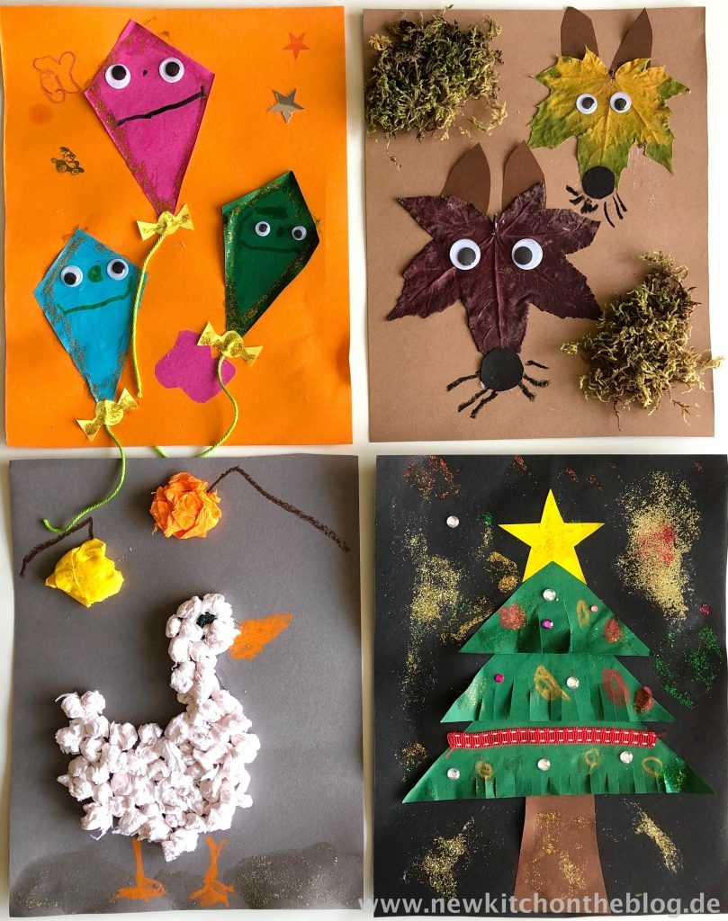 DIY Kalender Mit Kindern Basteln Meine Kinderbespa ung Wenn s Drau en Regnet Und St rmt New Kitch On The Blog