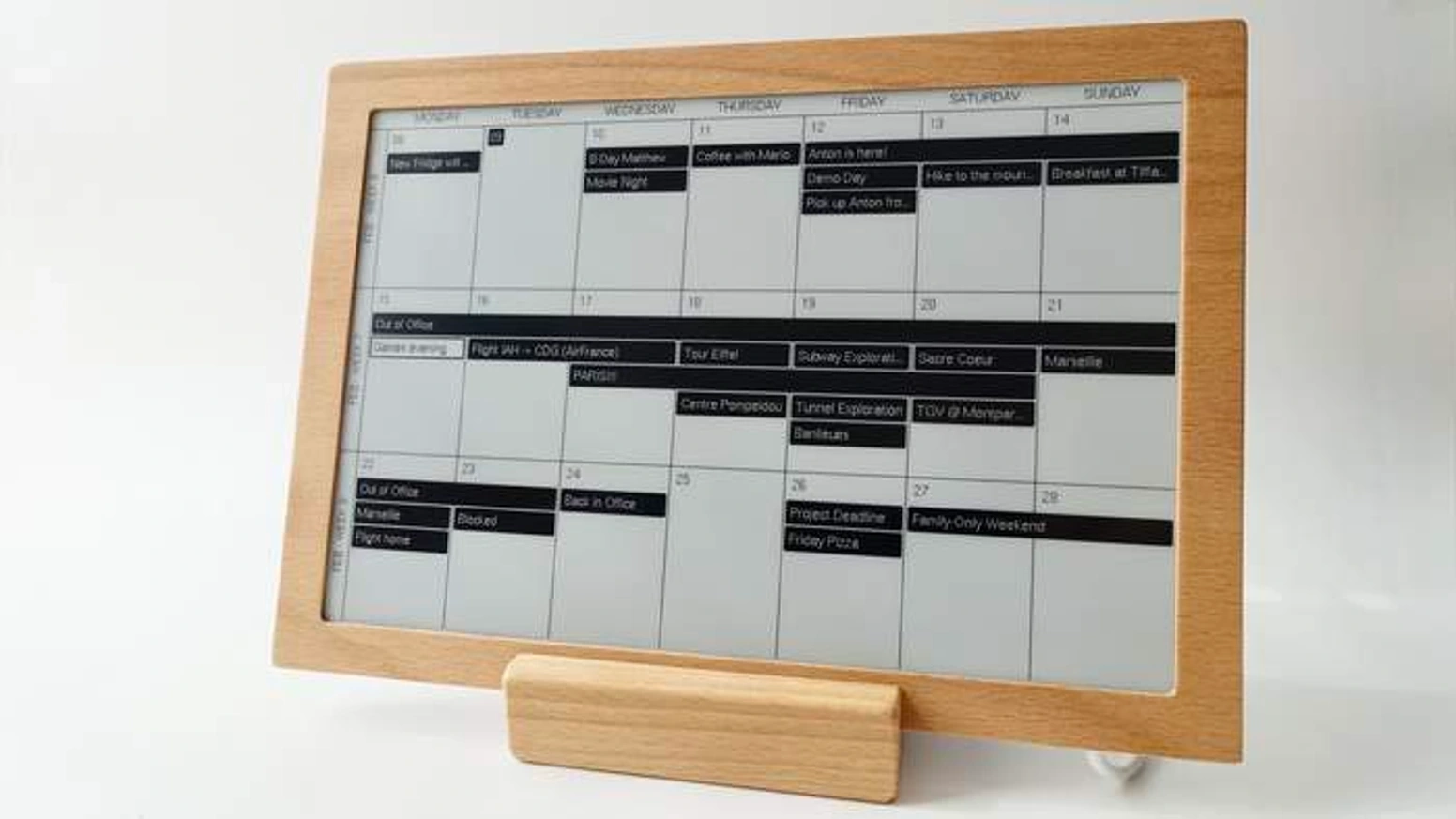 E Paper Calendar And Smart Display By Konstantin Kickstarter