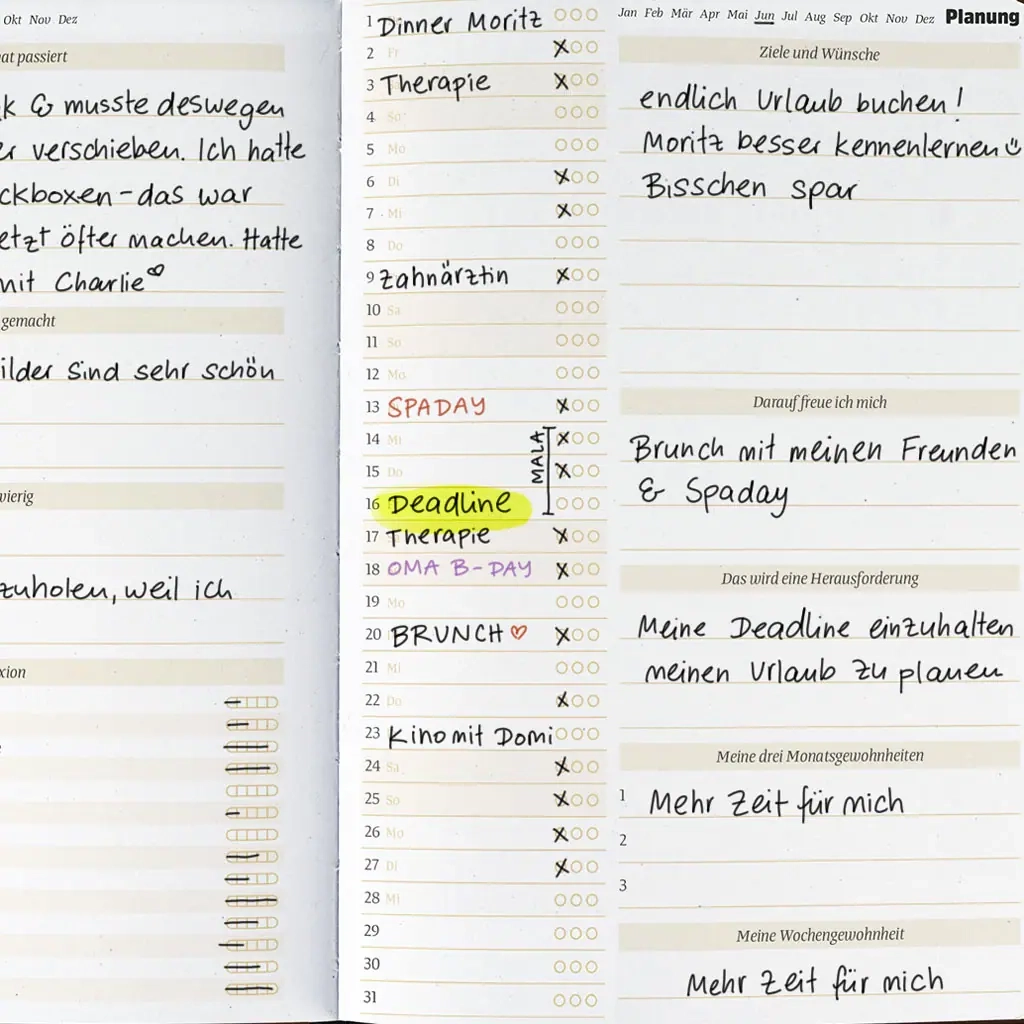 Kalender Stehend Datum Verschieben