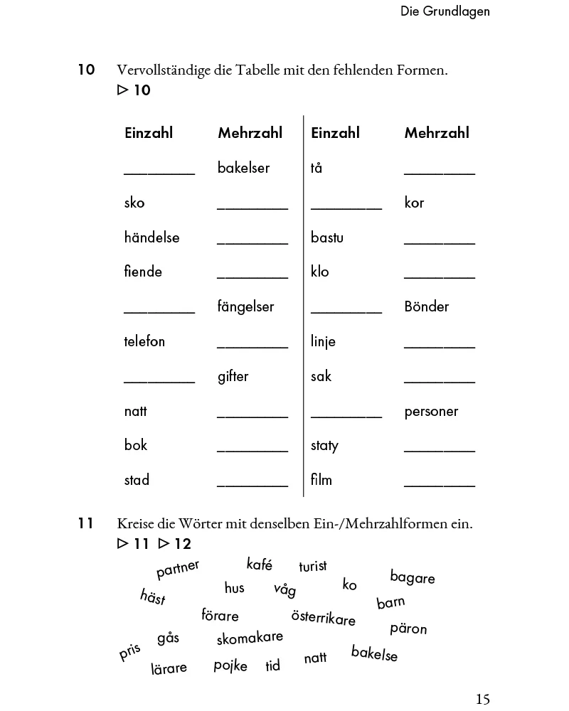 Ein Lagom bungsbuch F r Schwedisch Sprich Mal Schwedisch