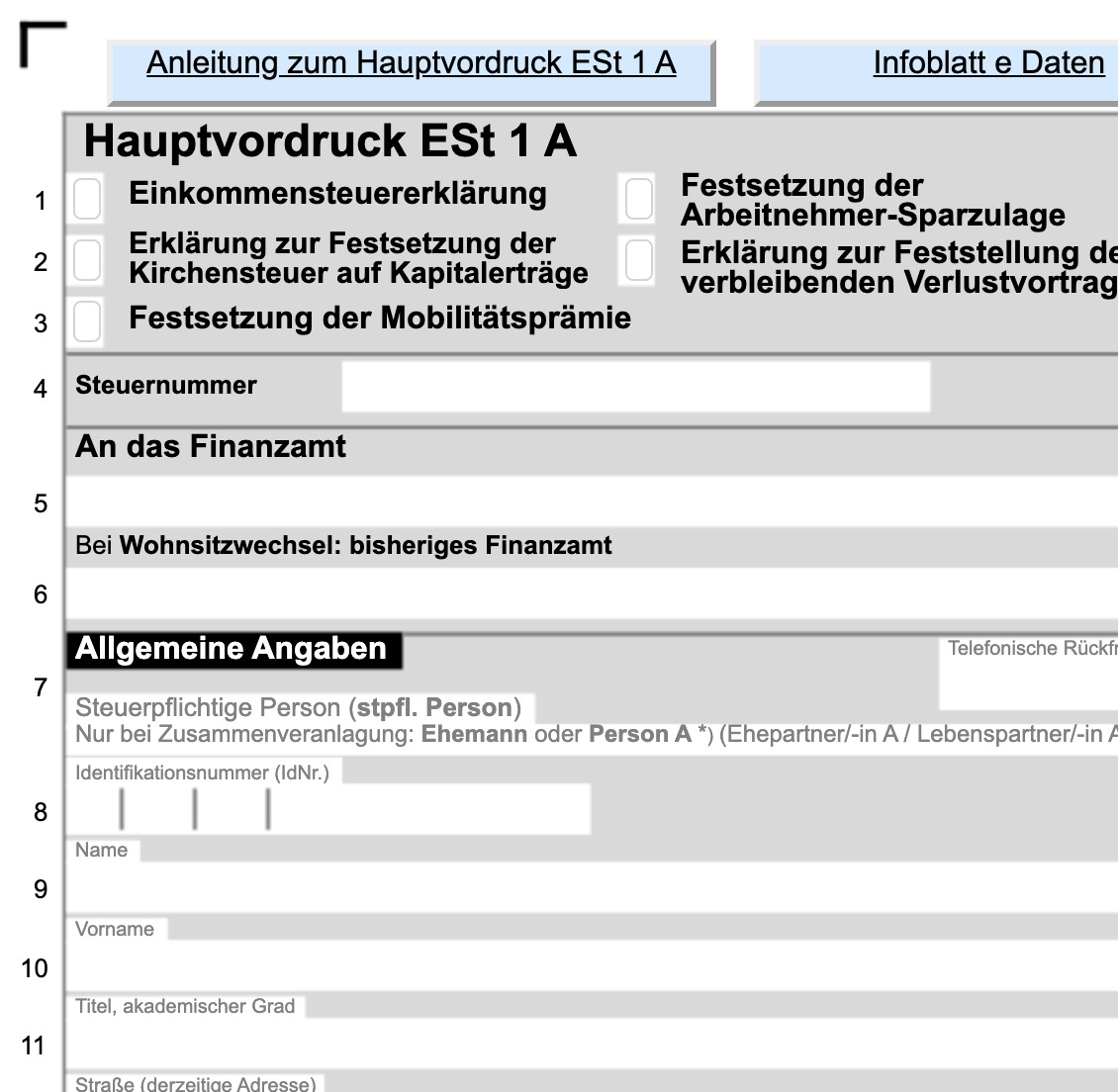Einkommensteuer 2024 Mit Allen Anlagen PDF Vorlagen Download CHIP