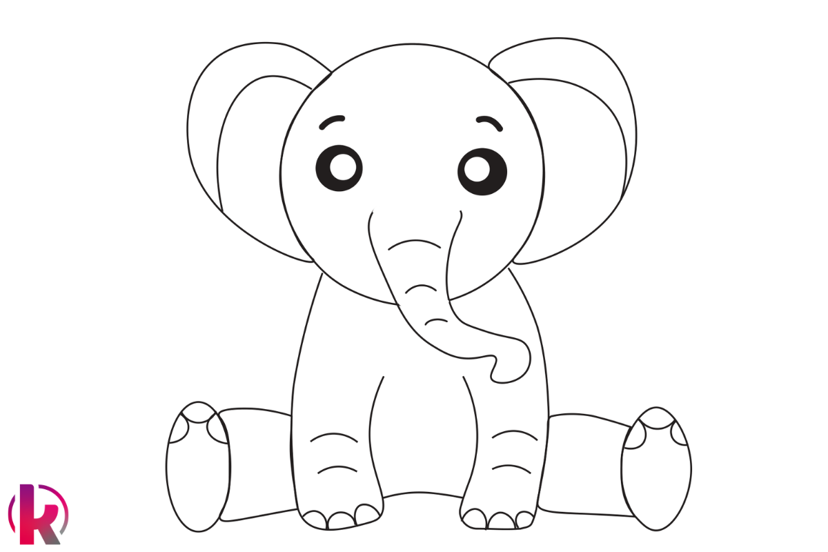 Elefant Ausmalbild Zum Ausdrucken Kribbelbunt