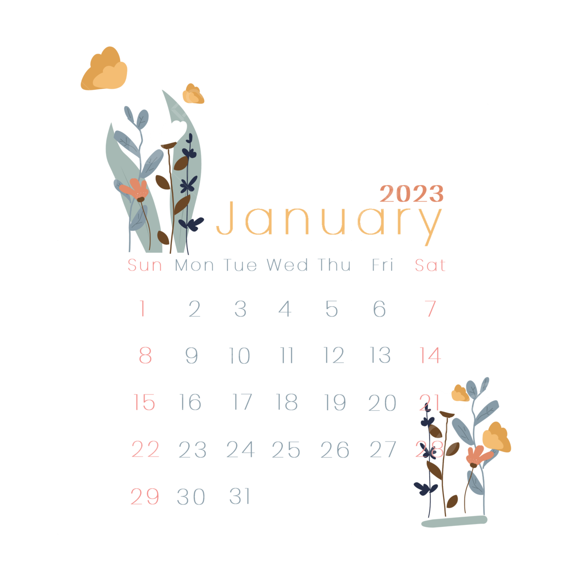 Kalender Januar 25 Zum Ausdrucken