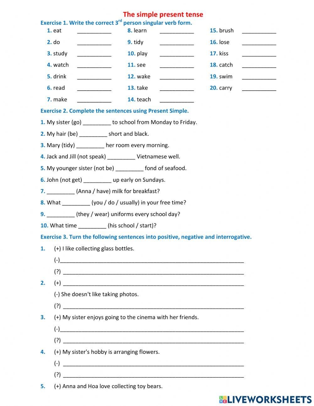 English 7 Unit Free Interactive Worksheets 2129248
