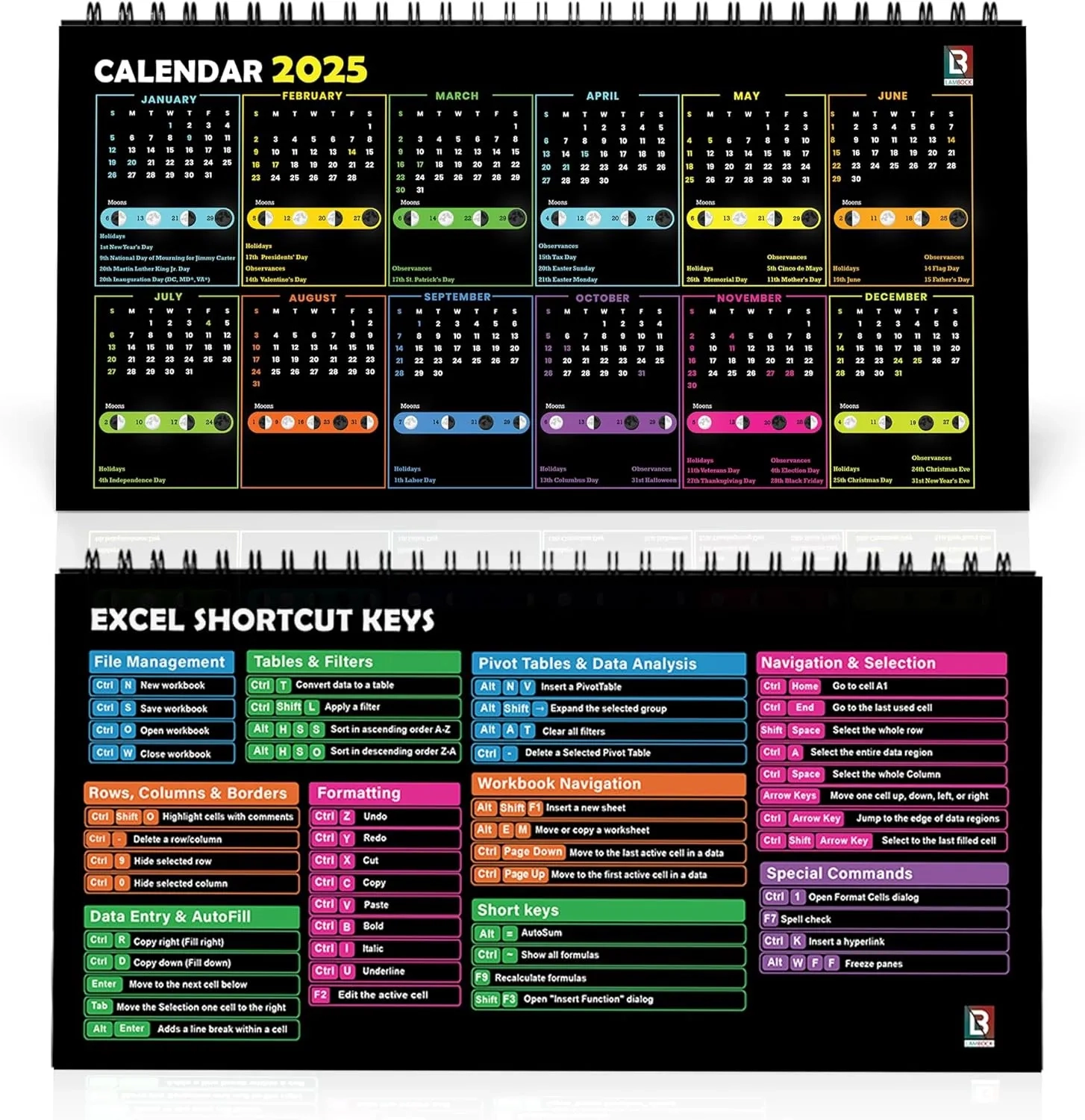 Excel Calendar With Formulas Desk Calendar 2025
