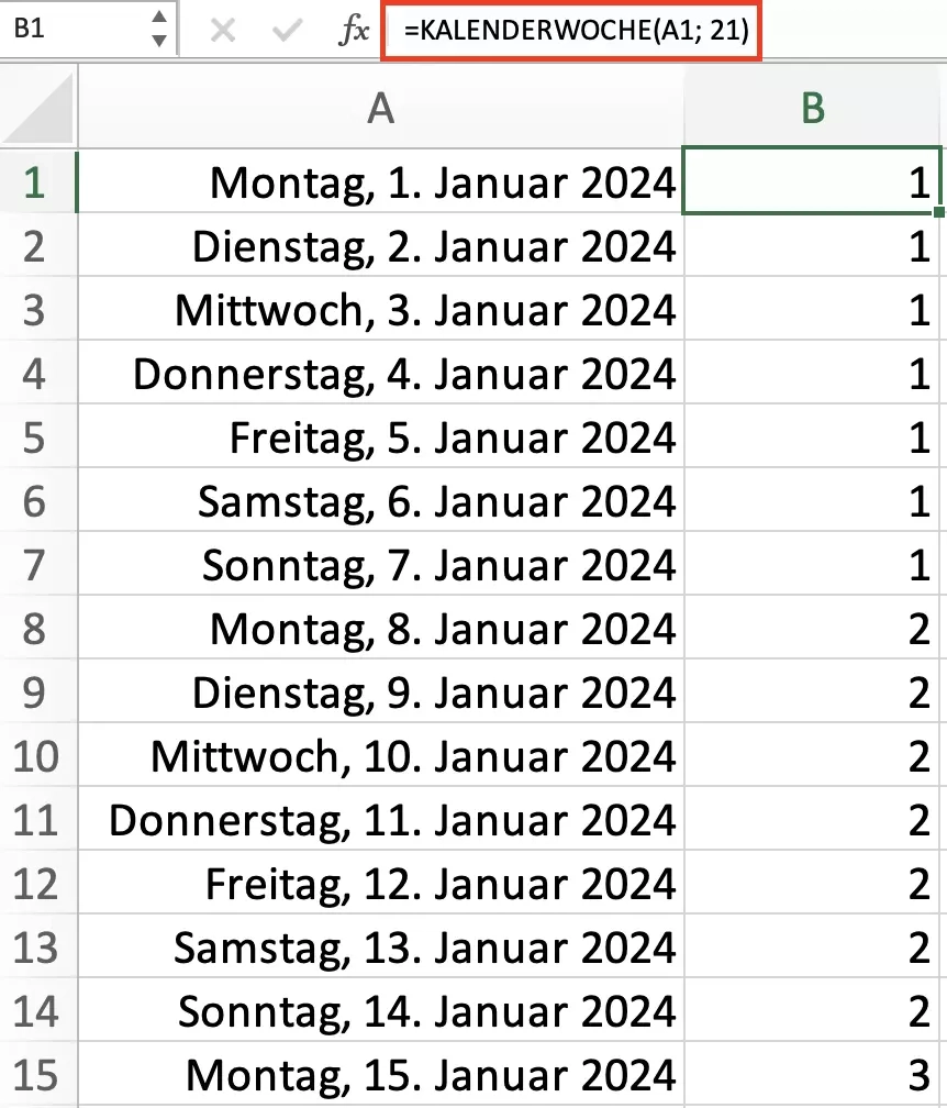 Excel Kalenderwoche Einf gen So Geht s IONOS AT