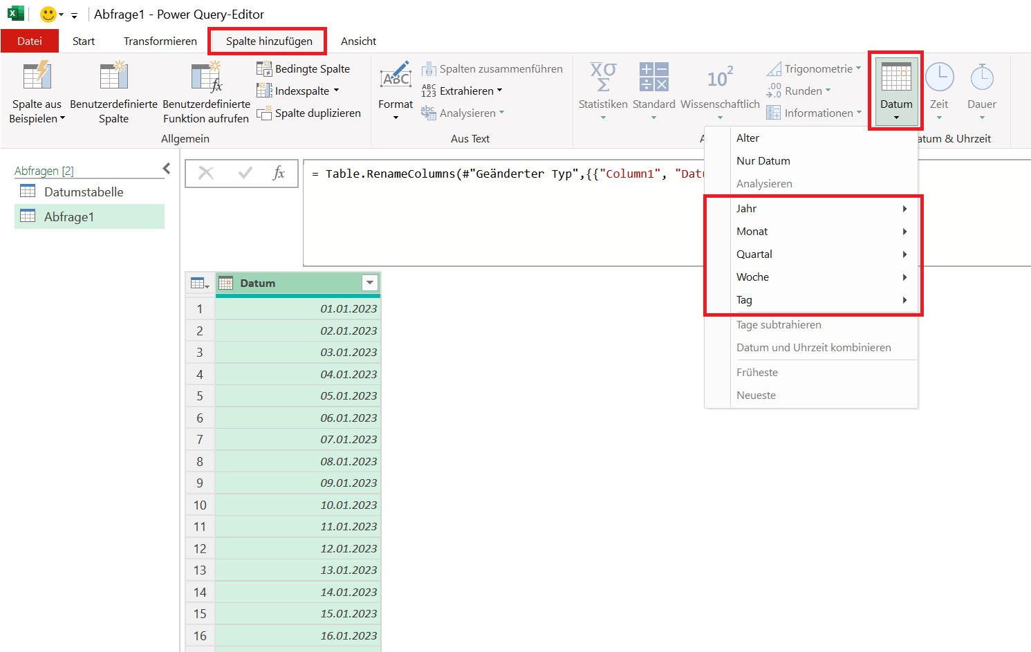 Excel Tipp ISO Kalenderwoche In Power Query Berechnen