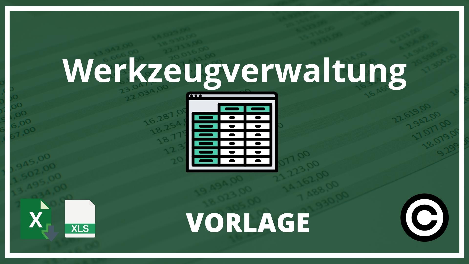 Excel Vorlage Werkzeugverwaltung