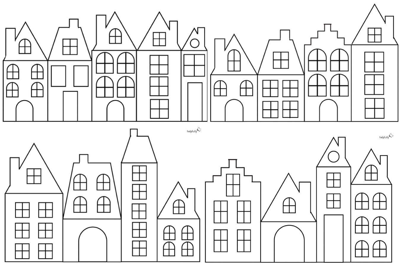 Fensterbild H user Gratis Vorlagen Zum Ausdrucken Helpfully de