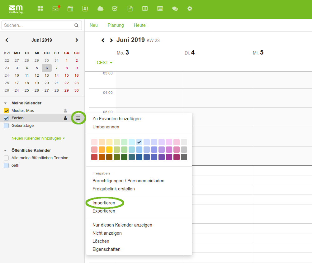 Ferien Feiertage Und M llabfuhr Als ICal Kalender Importieren Knowledge Base
