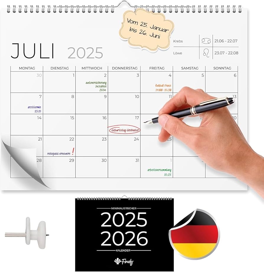 Kalender 2025 Juli Bis Dezember