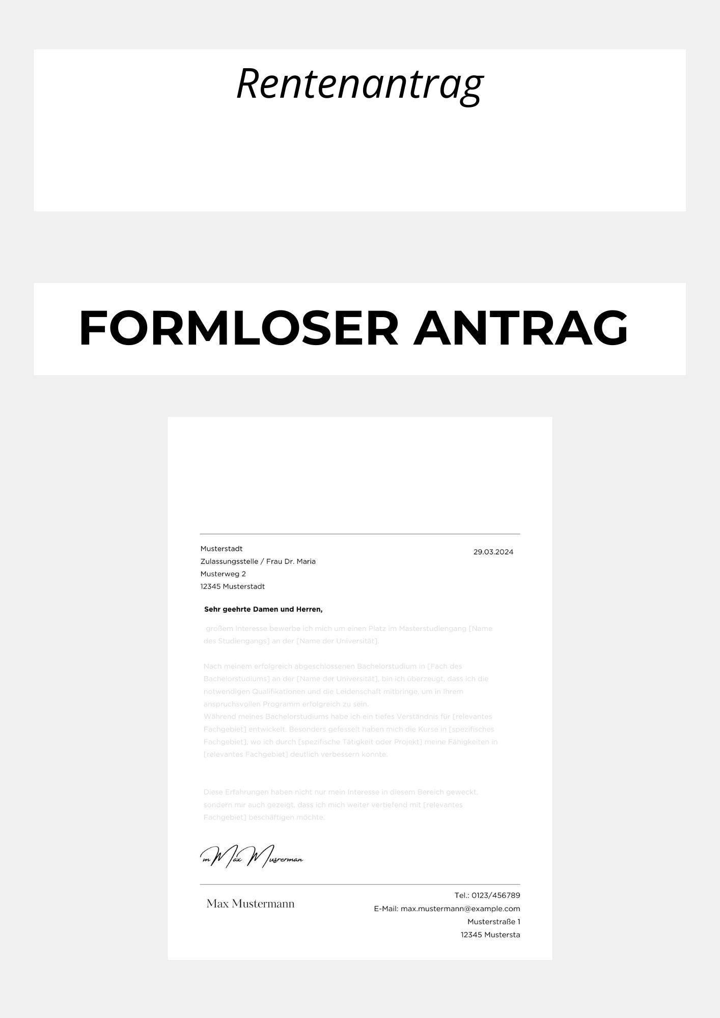 Rentenantrag Zum Ausdrucken Kostenlos