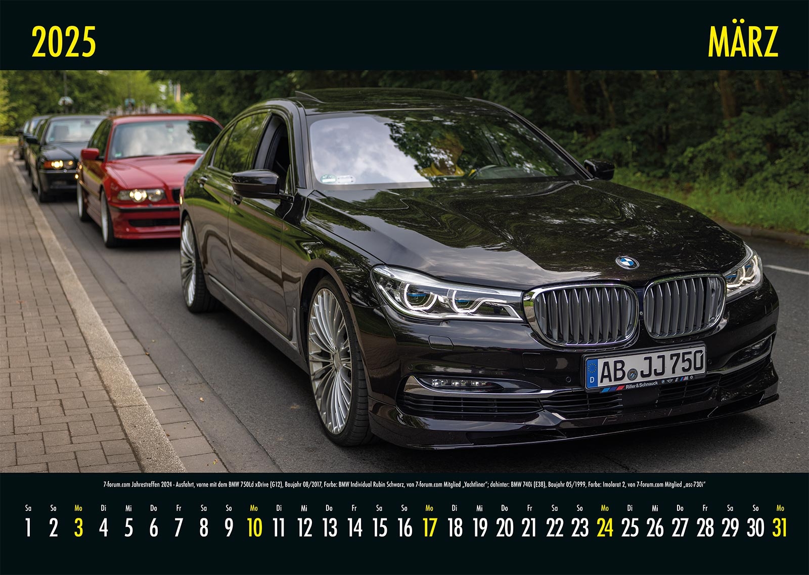 Kalender März 2025