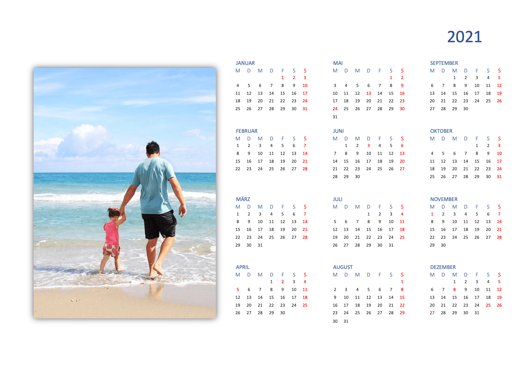 Kalender Vorlage Für Fotos Kalender Vorlage Für Fotos