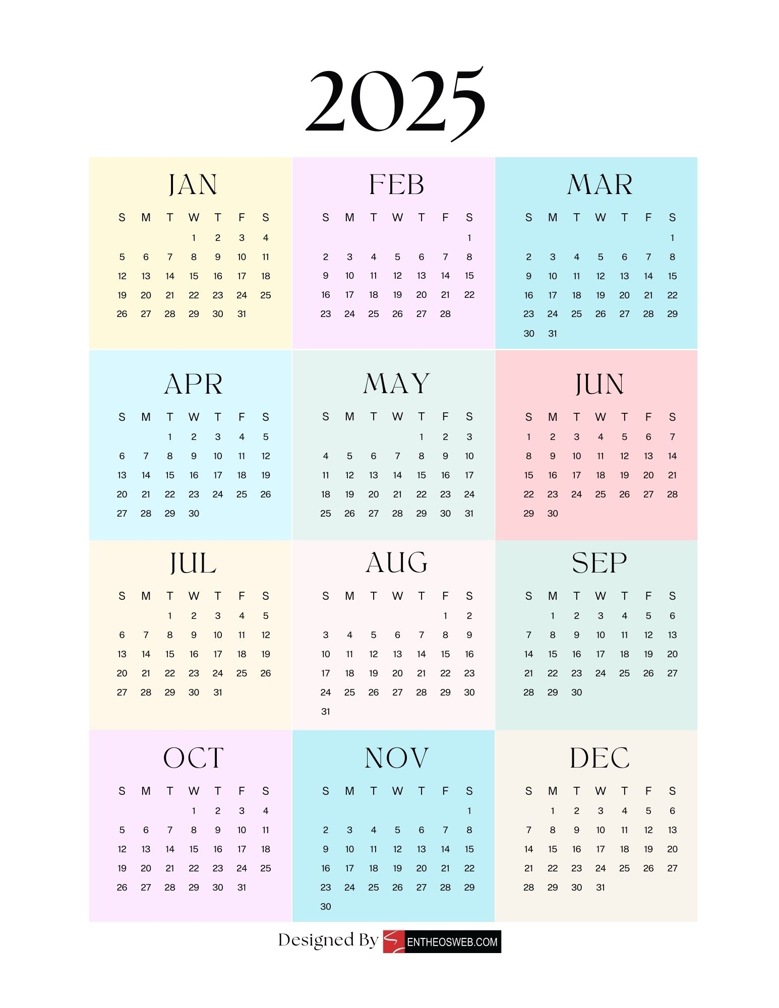 Kalender Für 2025