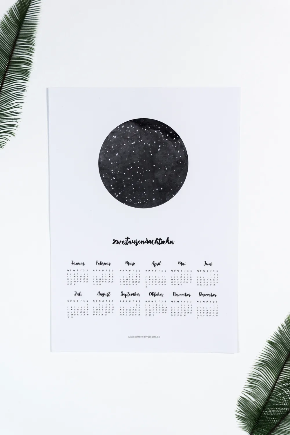 Kalender 22ß24 Ausdrucken