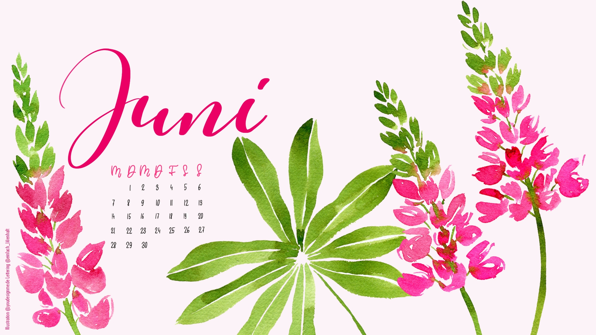 Juni Kalender Selber Malen Kinder