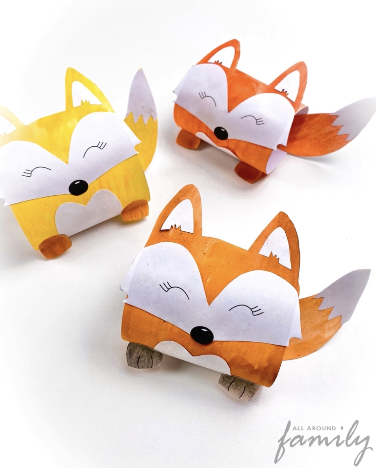 Fuchs Bastelvorlage F r Kinder Allaroundfamily de Fuchs Bastelvorlage F r Kinder Allaroundfamily de