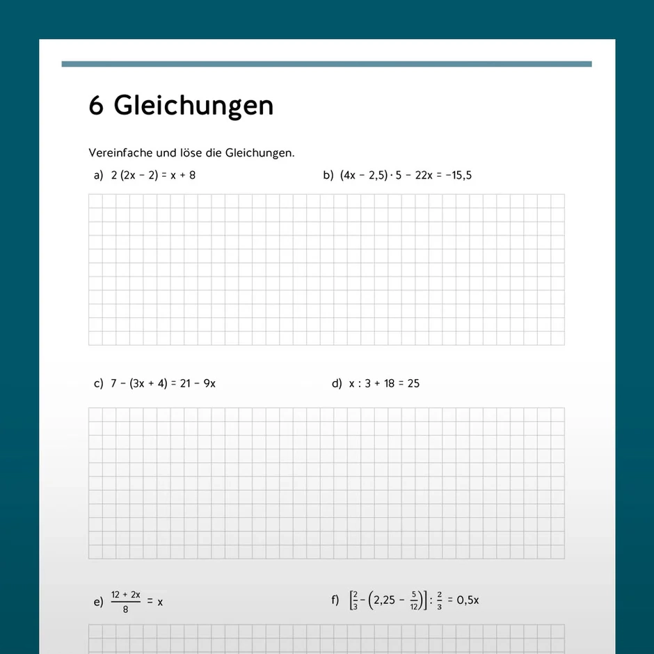 G nstiger Im Set Mathe 7 Klasse Wiederholung Des Jahresstoffs Teil 1 2 
