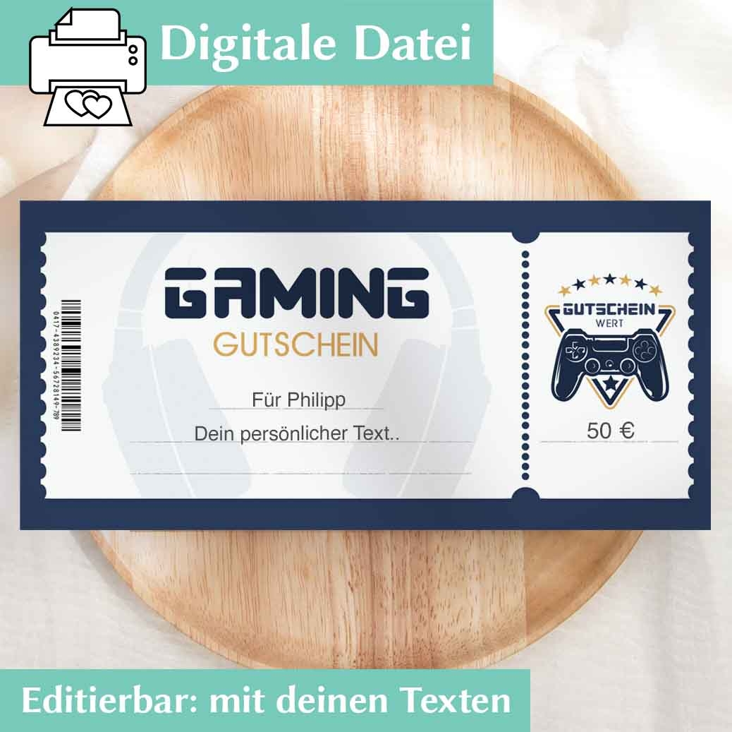 Gaming Gutschein Gutschein F r M nner Schneller Download