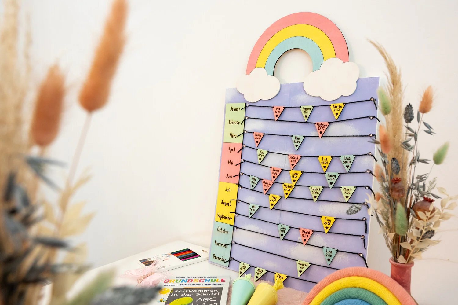 Geburtstagskalender F r Die Schule Oder Den Kindergarten Basteln Mr Beam Lasers