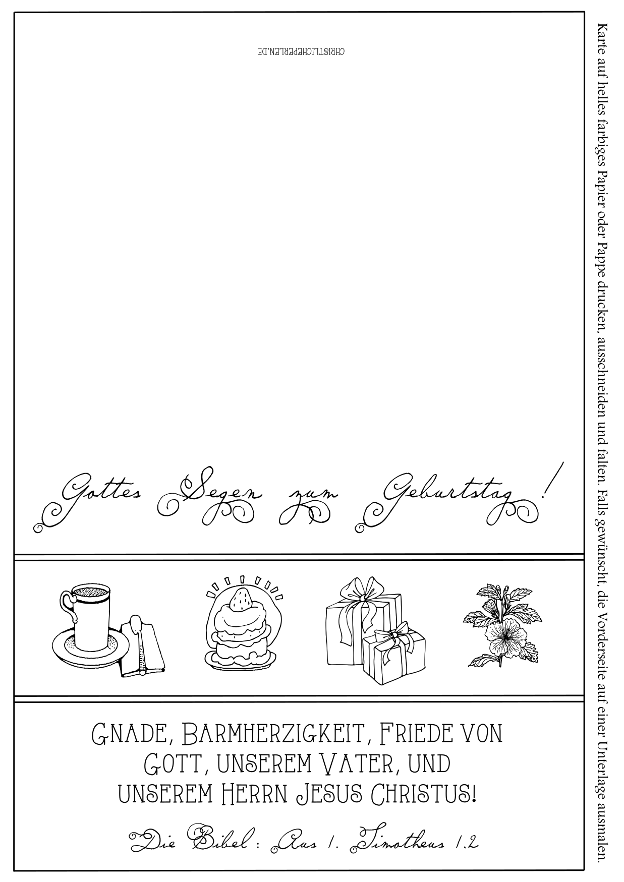 Geburtstagskarte Zum Ausdrucken Kostenlos PDF