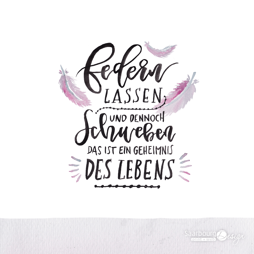 Geschenktipp Der Kalender Herzensspr che Von Saarbourg Design