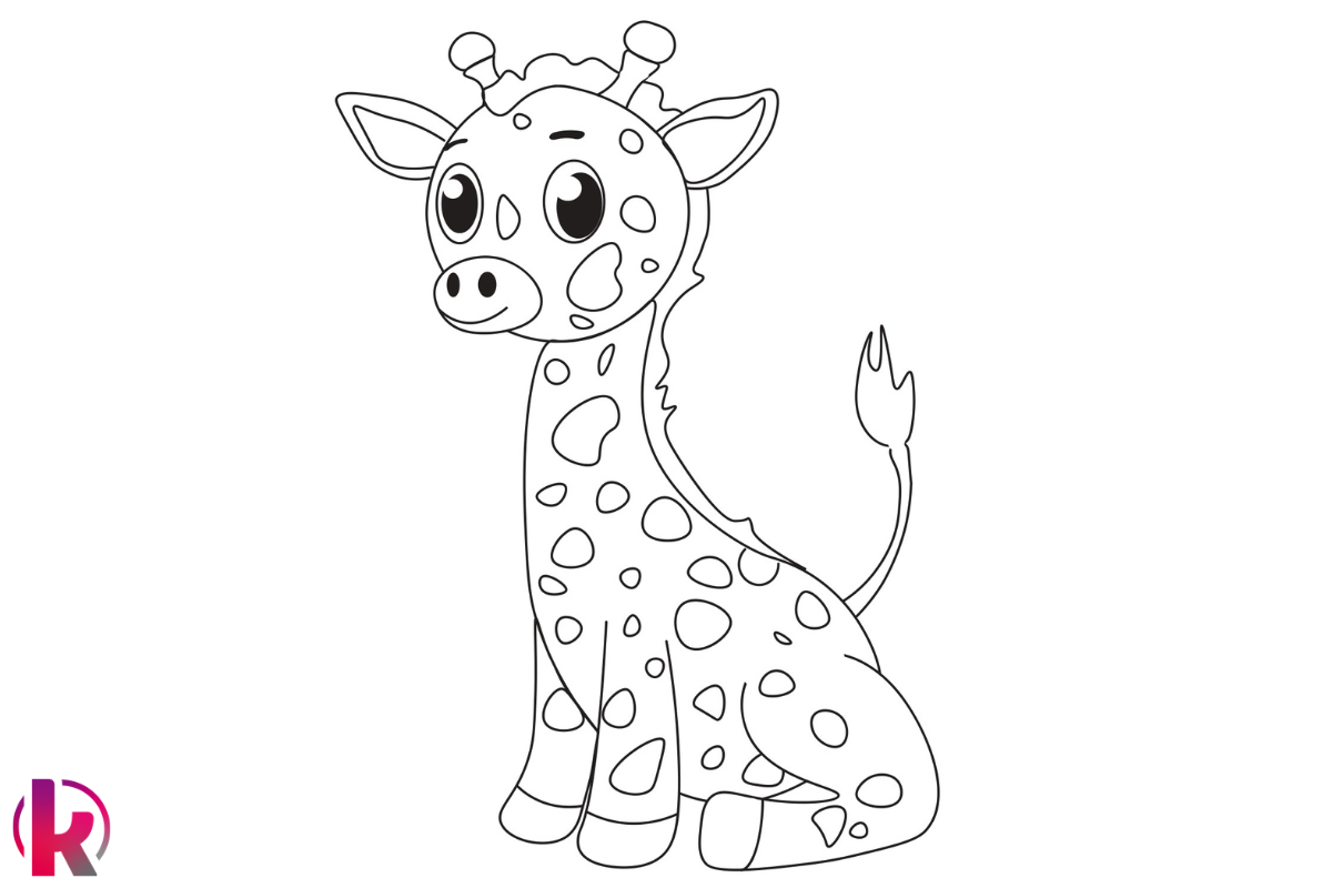 Giraffe Ausmalbild Zum Ausdrucken Kribbelbunt