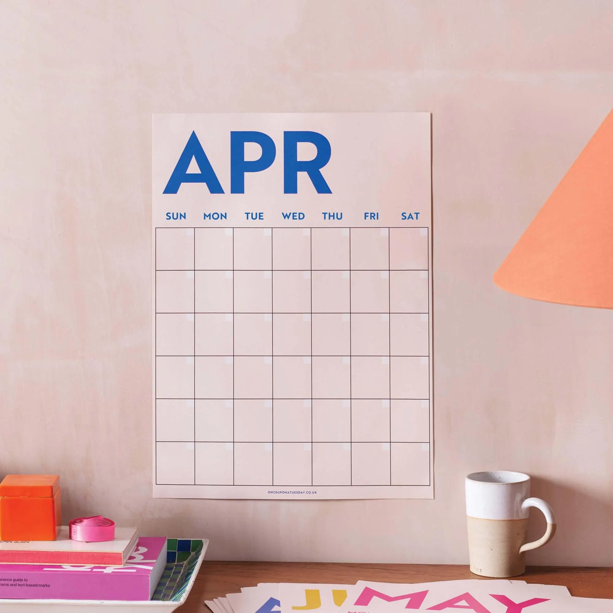 Gro er Wandkalender Monatsplaner Simply Bright XL Wandkalender Einzelne Seiten Ewige Undatierter Wandplaner Woche Beginnt Am Sonntag Etsy de