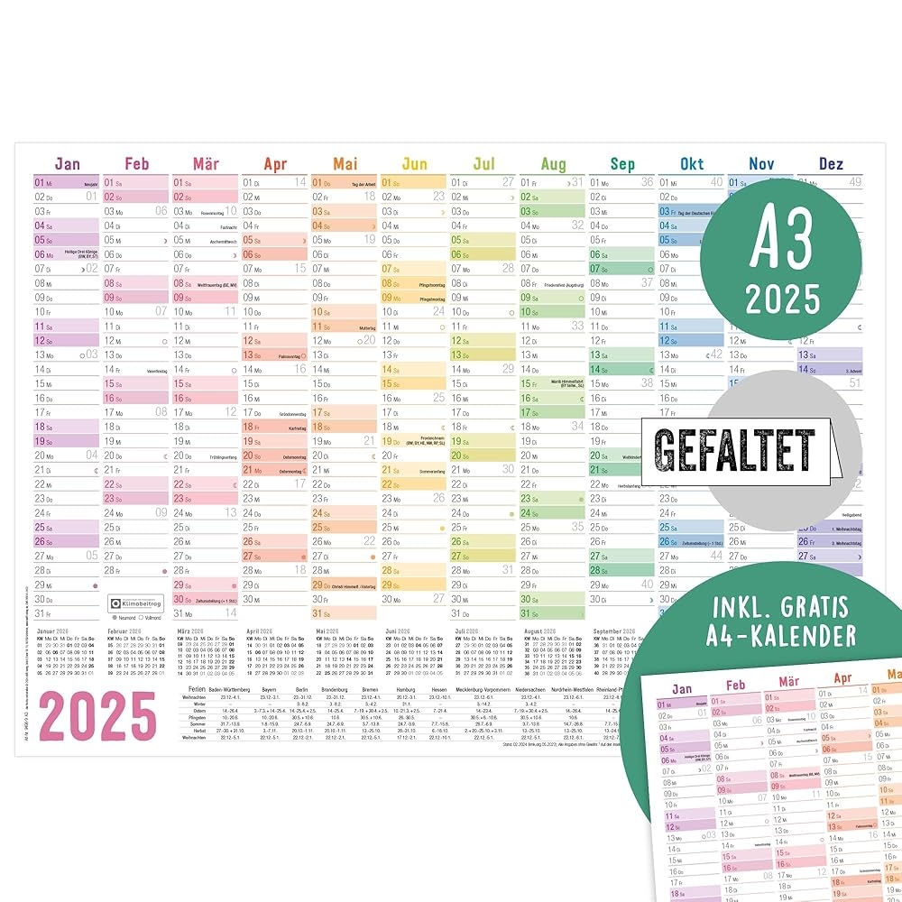 Wandkalender Codice 512182 DIN A3