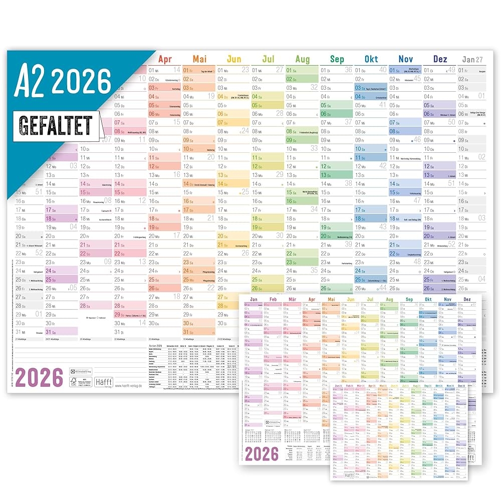 Schulferienkalender Drucken 2026