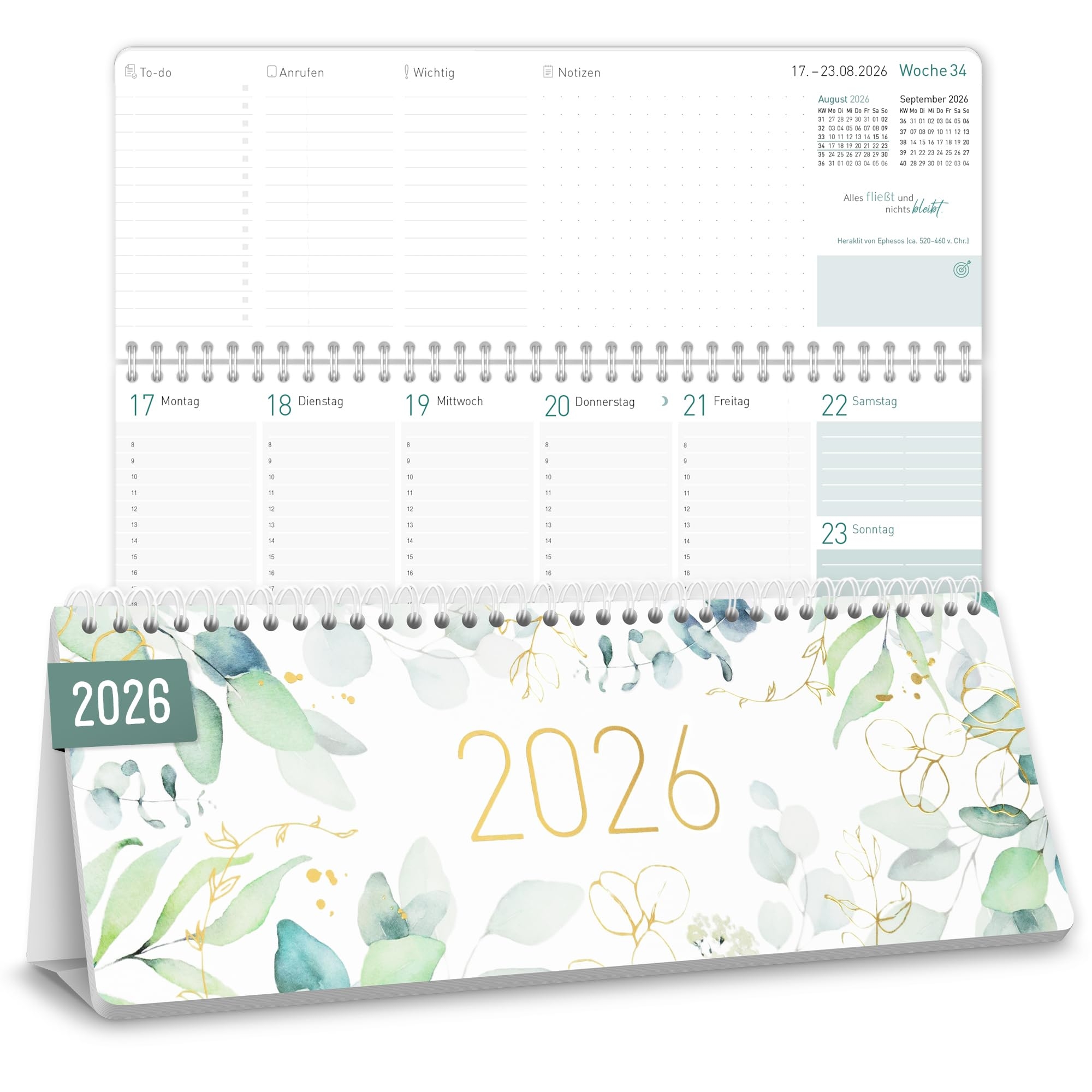 Kalender MIT kW Tischkalender