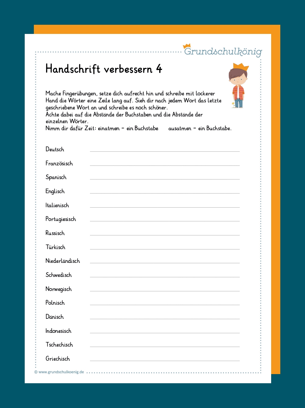Handschrift Verbessern